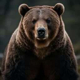 portrait of a gigantic grizzly bear Monster, Single face, dramatic lighting, cinematic, establishing shot, extremly high detail, photo realistic, cinematic lighting, post processed, concept art, artstation, matte painting, style by eddie mendoza, raphael lacoste, alex ross