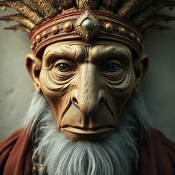 a surrealist painting of a shaman's face, 3 d render, in the style of giuseppe arcimboldo, symbolist, soft colors, dramatic lighting, smooth, sharp focus, extremely detailed, aesthetically pleasing composition, octane render