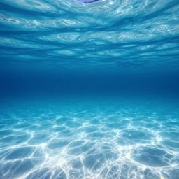 under water light rays