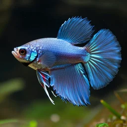 a beautiful beta fish, highly detailed, super realistic, shot by macro lens, nikon macro 1 0 5 mm