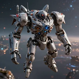 Chris Foss Style Spaceship Battles In Alpha Centauri Versus HR Giger Style Biomechanical Robot Mecha, Trending on ArtStation, beautiful aesthetic, photorealistic, volumetric lighting, hyperrealistic, octane render, HDR, photorealistic, bokeh