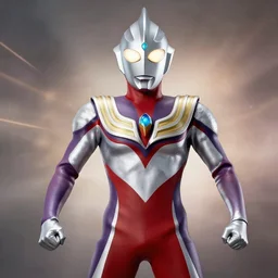new ultraman design called bodhisatva, photorealistic with poster