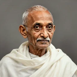 portrait of mahatma gandhi, highly detailed, digital painting, artstation, concept art, smooth, sharp focus