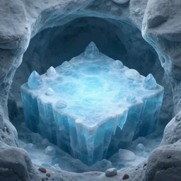 cave with ice, isometric game, smooth 3 d illustration, cinematic matte painting, soft render, servando lupini, handpaint texture, blender, 3 d coat, concept art by noah bradley, darek zabrocki, tyler edlin, jordan grimmer, neil blevins, james paick, natasha tan, highly detailed, ultra detailed, ultra realistic, trending