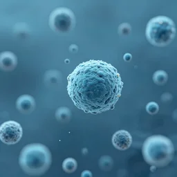 a photograph of the macro particles of water