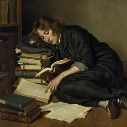 once upon a midnight dreary, while i pondered, weak and weary, over many a quaint and curious volume of forgotten lore, while i nodded, nearly napping, suddenly there came a tapping, painting by norman rockwell, 8 k,