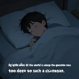 at night when all the world is asleep the question runs too deep for such a simple man