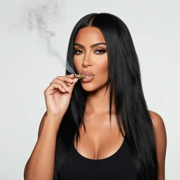 Kim kardashian smoking weed