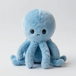 vampire squid the species, doll by sanrio, photorealistic, plush
