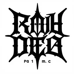 intracate and very detailed death metal logo, bold font, ryoji ikeda and m. c escher, zdzislaw beksinski, wayne barlowe