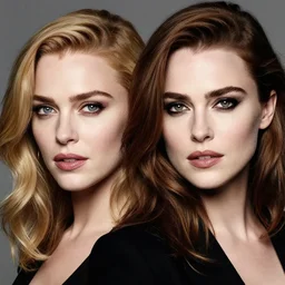portrait of beautiful christina hendricks and keira knightley hybrid by mario testino, headshot, detailed, award winning, sony a 7 r