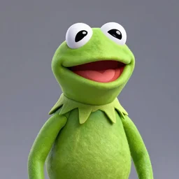 Kermit the Frog is Thanos hyperdetailed, artstation, cgsociety, 8k