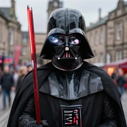 darth vader in the edinburgh festival