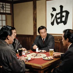 smoky illegal yakuza casino in the Meiji era Hokkaido, 150mm lens by Akira Kurosawa, 1980 cinematography
