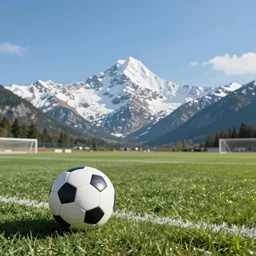 a football match at the mountains of madness