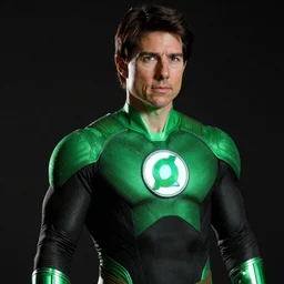 Tom Cruise as Green Lantern,
