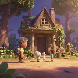 concept art, establishing shot, home movie by pixar beautiful matte painting, ultra detailed, 8 k render