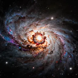 Supernova, explosion, galaxy, cosmos