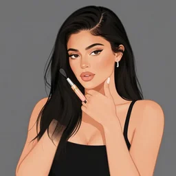 illustration of something in mind by Kylie Jenner