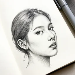 sketchbook pages marker dots character, magnificent, close up, details, sharp focus, elegant, highly detailed, illustration, by jordan grimmer and greg rutkowski, intricate, beautiful, trending artstation, pixiv, digital art