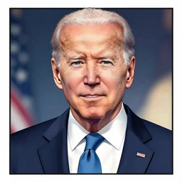 Joe Biden in a comic book