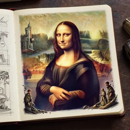 illustration of da vinci's dream sketchbook, composition accidental renaissance golden ratio, cinematic, by sachin teng and sergey kolesov and ruan jia and heng z and wlop. graffiti art, scifi, fantasy, hyper detailed. octane render. concept art. trending on artstation