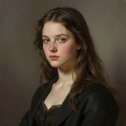 android girl by caspar david friedrich, elegant, highly detailed, digital painting, artstation, concept art, smooth, sharp focus, illustration,