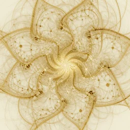 hyper detailed ultra sharp of a beautiful fractal. trending on artstation, golden, delicate, facing camera, hyper realism, 1 4 5 0, engraving, ultra realistic, 8 k