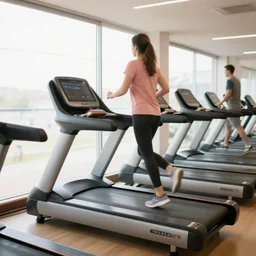 a treadmill