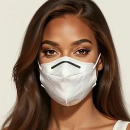 full figure ultra realistic illustration, naomi campbell wearing an n 9 5 face mask, intricate, elegant, highly detailed, digital painting, artstation, concept art, smooth, sharp focus, illustration, art by artgerm and greg rutkowski and alphonse mucha