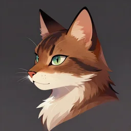 artwork of a beautiful female furry cat, profile portrait, lens flare, trending on artstation, furaffinity, deviantart, pixiv, furry artist, ultra detailed, 8 k hdr, low contrast, cell shading, flat colors, cmyk, by jay naylor, dark natasha, wolfy nail, blotch art