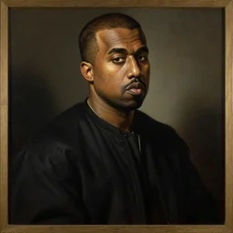 a caravaggio painting of a kanye west in the style of stanczyk by jan alojzy matejko, ultra detailed, realistic