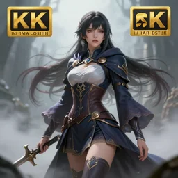 character design, beautifull female wizard, fantasy style clothing, anime key visual, official media, illustrated by wlop, extremely detailed, 8 k, trending on artstation, cinematic lighting, beautiful, mist, photorealistic, octane render, unreal engine, hyper detailed, volumetric lighting