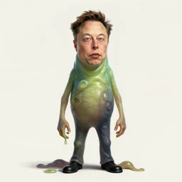 elon musk as slimy mollusk character, drool, full length portrait!!!, intricate, elegant, highly detailed, digital painting, artstation, concept art, wallpaper, smooth, sharp focus, illustration, art by h. r. giger and artgerm and greg rutkowski and alphonse mucha