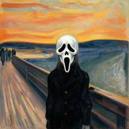 teemu pukki in scream by edward munch