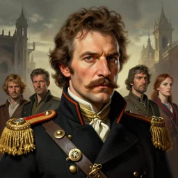 portrait of leader of a spanish communist revolution ruben c sanchez, colourised, face portrait, epic, tragic, military art, fantasy, dieselpunk, hd shot, digital portrait, beautiful, artstation, comic style, by artgerm, guy denning, jakub rozalski, magali villeneuve and charlie bowater