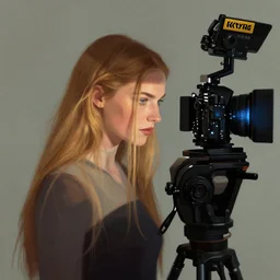 film camera : side profile portrait by thomas blackshear of imogen poots as paladin, 5 4 k rtx hdr volume light concept studio matte painting digital illustration fanart artstation by artgerm, lawren harris, eve ventrue, sherree, ilya kuvshinov, magali villeneuve, jeremy lipkin, rob rey, christophe vacher