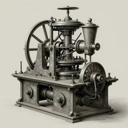 hyper - detailed accurate rendered ( ( ( ( ( complex machine. muted colors., ) ) ) ) ) by jean - baptiste monge,!!!!!!!!!!!!!!!!!!!!!!!!!