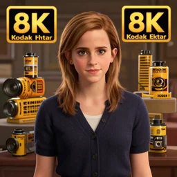 A photo of an upcoming Pixar movie about emma watson, rendered in Unreal Engine, 8K concept art, detailed, cohesive, mixed media, volumetric lighting, ambient occlusion, 8K 3D, shot on Kodak Ektar, award winning photography