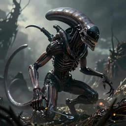Puritanical Xenomorph. By Konstantin Razumov, highly detailded