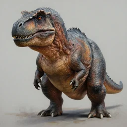 hyperrealistic hyperdetailed painting of a hairy wrinkly trumposaurus, painting by greg rutkowski