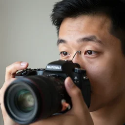 dslr a man removing a nail from his third eye, 5 0 mm f 1. 8
