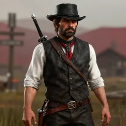 Niko Bellic in red dead redemption 2 4K quality
