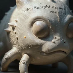 close up view of a creature. codex seraphinianus, walton ford