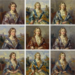 collage of the best oil on canvas paintings in history, highly detailed, digital art, wimmelbilder, 8 k