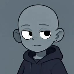 xqc as a homestuck troll, gray skin, detailed portrait