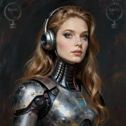 GLaDOS as a human woman