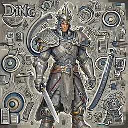 a portrait of my next DND overpowered character , concept art, DND, trending on artstation 3D.