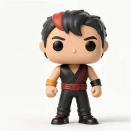 full body 3d render of mortal combat  as a funko pop, studio lighting, white background, blender, trending on artstation, 8k, highly detailed