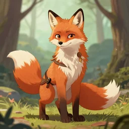 an anthropomorphic medieval fox, fursona!!!, trending on furaffinity